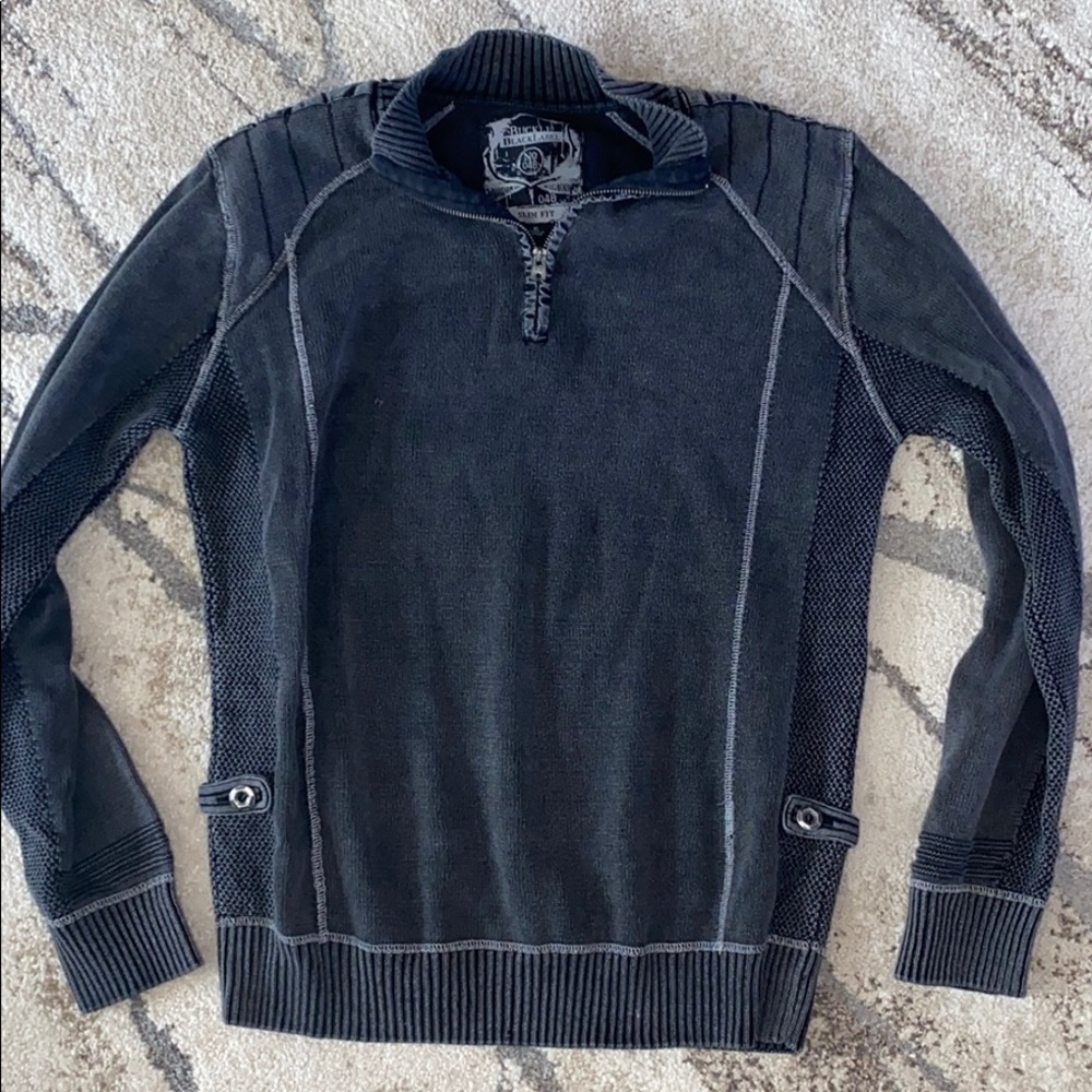 Buckle Black Label quarter zip pullover